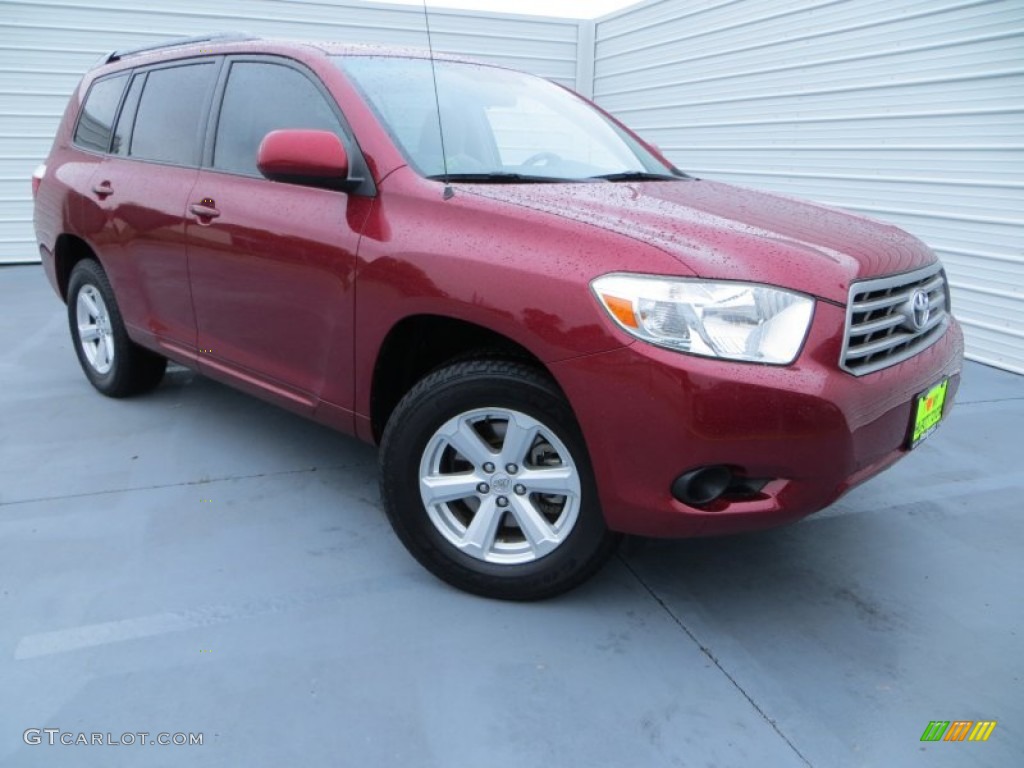 2009 Highlander  - Salsa Red Pearl / Ash photo #1