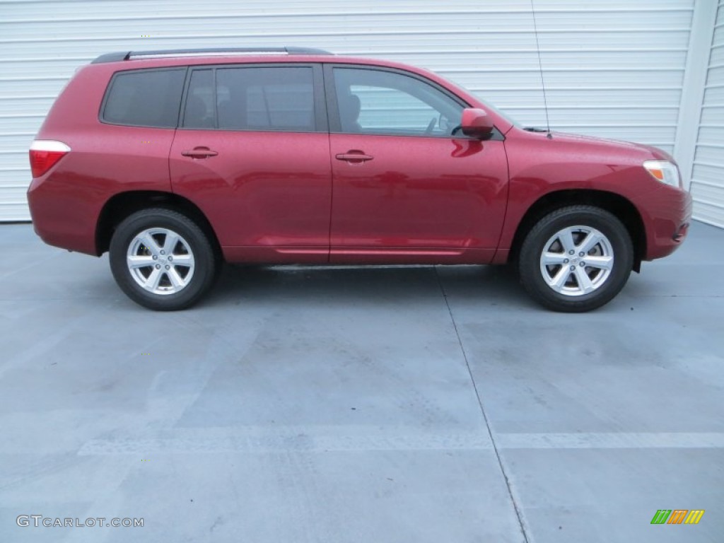 2009 Highlander  - Salsa Red Pearl / Ash photo #3