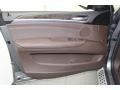 Saddle Brown Nevada Leather Door Panel Photo for 2009 BMW X5 #79314650