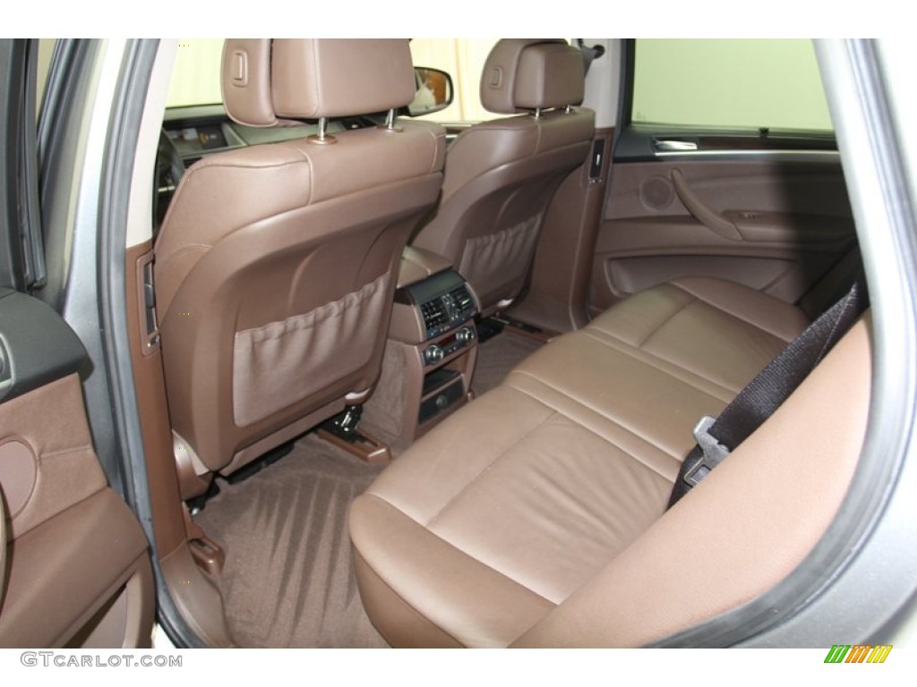 Saddle Brown Nevada Leather Interior 2009 BMW X5 xDrive30i Photo #79314818
