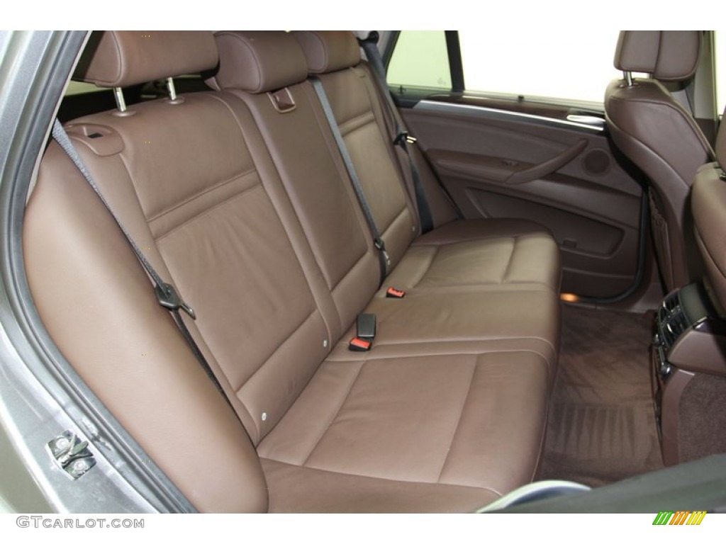 Saddle Brown Nevada Leather Interior 2009 BMW X5 xDrive30i Photo #79314921