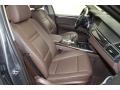 2009 BMW X5 Saddle Brown Nevada Leather Interior Front Seat Photo