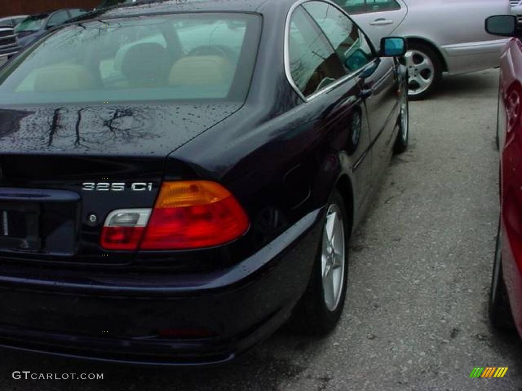 2002 3 Series 325i Coupe - Orient Blue Metallic / Sand photo #3