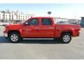 2010 Fire Red GMC Sierra 1500 SLE Crew Cab  photo #3