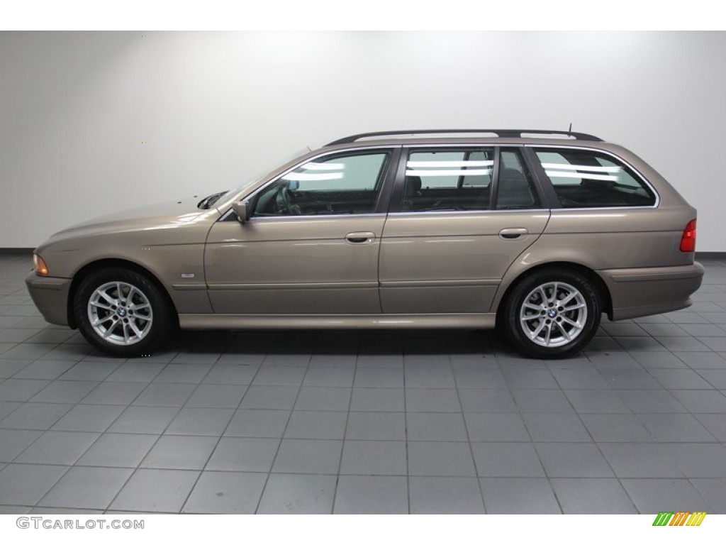 Kalahari Beige Metallic 2003 BMW 5 Series 525i Sport Wagon Exterior Photo #79317656