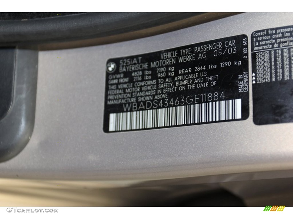 2003 5 Series 525i Sport Wagon - Kalahari Beige Metallic / Black photo #10