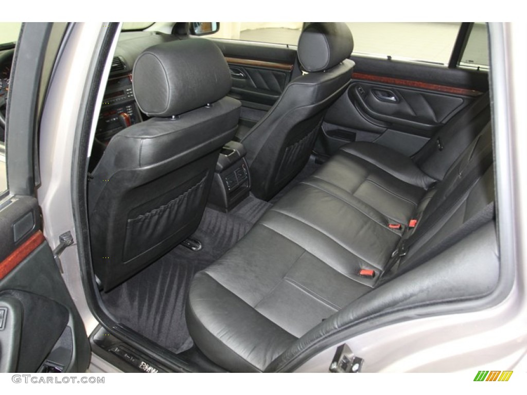 Black Interior 2003 BMW 5 Series 525i Sport Wagon Photo #79317866