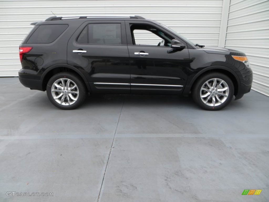 2013 Explorer Limited - Tuxedo Black Metallic / Charcoal Black photo #3