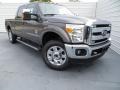 2013 Sterling Gray Metallic Ford F250 Super Duty Lariat Crew Cab 4x4  photo #1