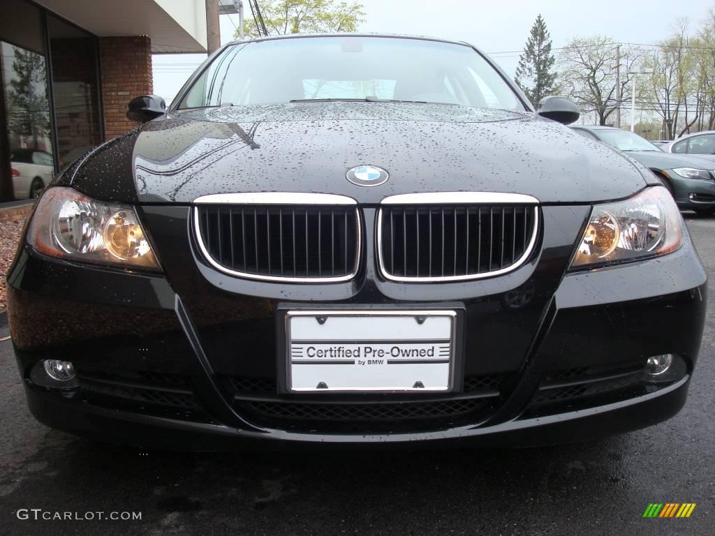 2006 3 Series 325i Sedan - Jet Black / Terra/Black Dakota Leather photo #2