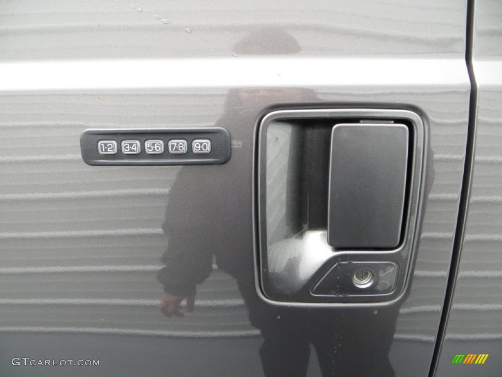 2013 F250 Super Duty Lariat Crew Cab 4x4 - Sterling Gray Metallic / Black photo #7