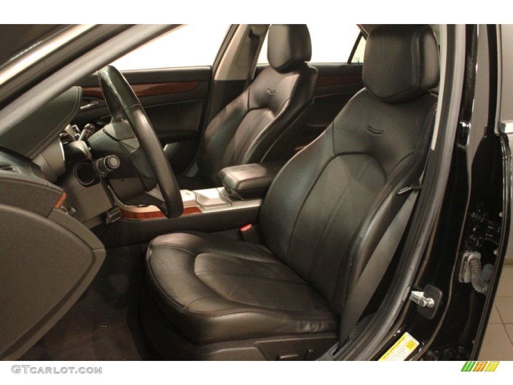 Ebony Interior 2008 Cadillac CTS Sedan Photo #79318700