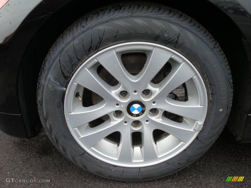 2006 3 Series 325i Sedan - Jet Black / Terra/Black Dakota Leather photo #7