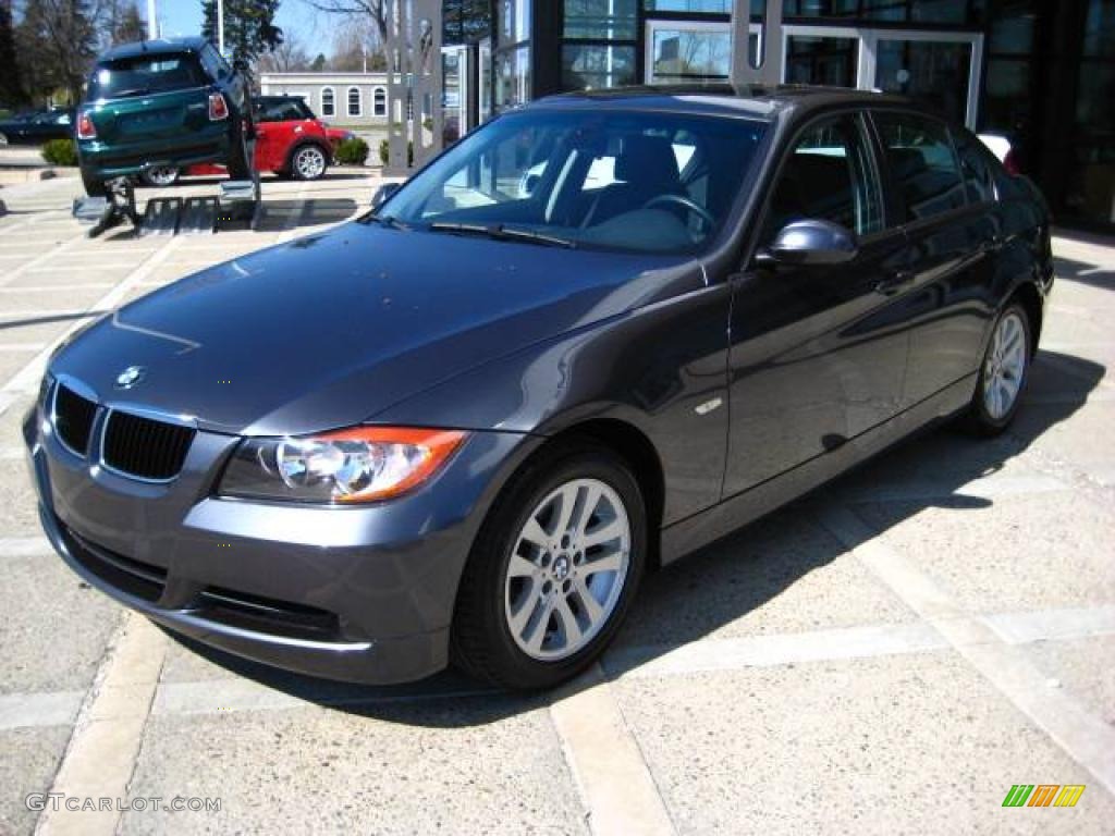 2006 3 Series 325i Sedan - Sparkling Graphite Metallic / Black photo #4