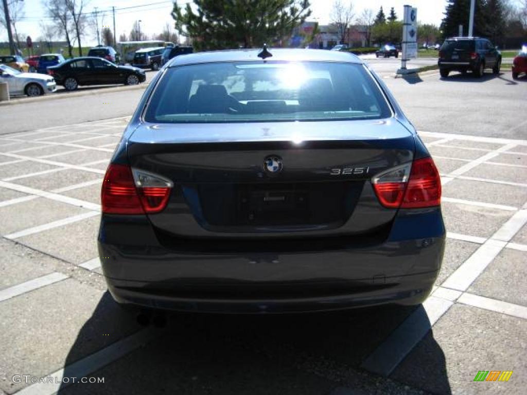 2006 3 Series 325i Sedan - Sparkling Graphite Metallic / Black photo #7