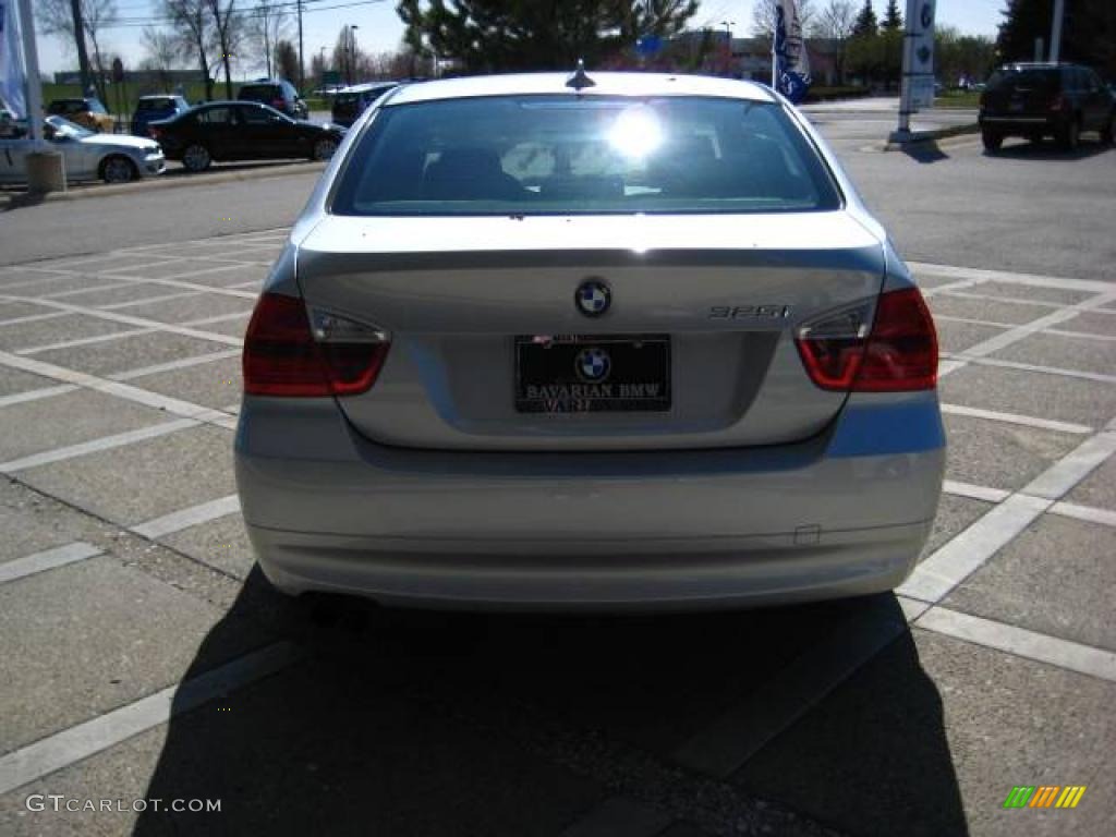 2006 3 Series 325i Sedan - Titanium Silver Metallic / Black photo #7