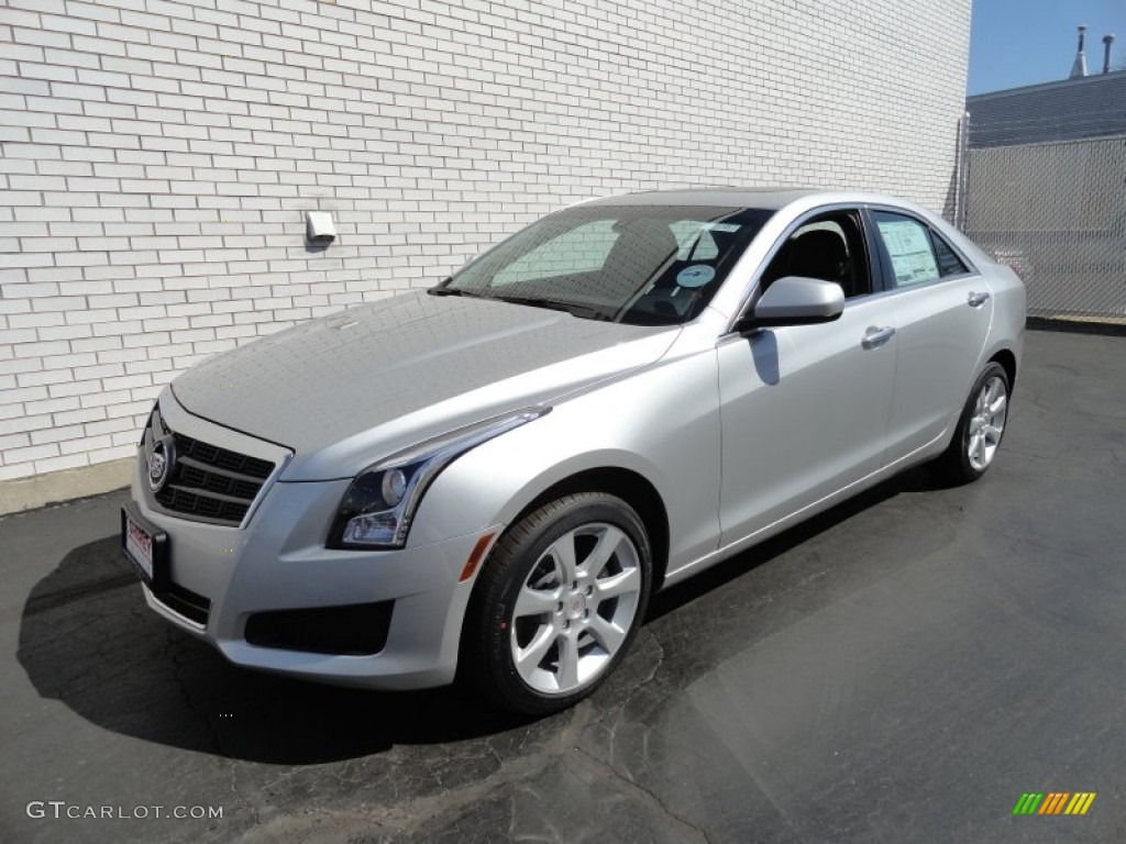 Radiant Silver Metallic 2013 Cadillac ATS 2.0L Turbo AWD Exterior Photo #79321287