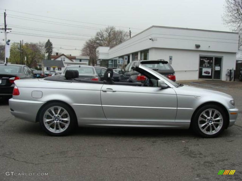 2006 3 Series 330i Convertible - Titanium Silver Metallic / Black photo #1