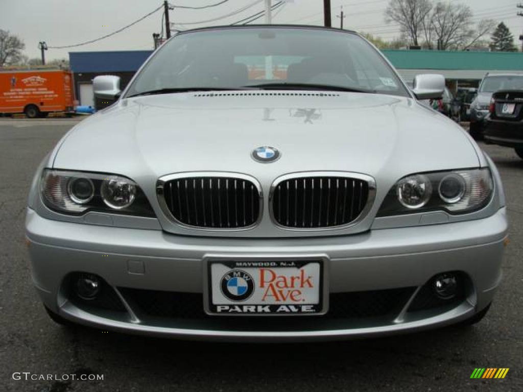 2006 3 Series 330i Convertible - Titanium Silver Metallic / Black photo #5