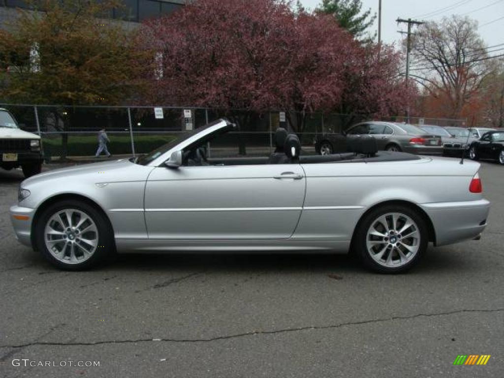 2006 3 Series 330i Convertible - Titanium Silver Metallic / Black photo #8
