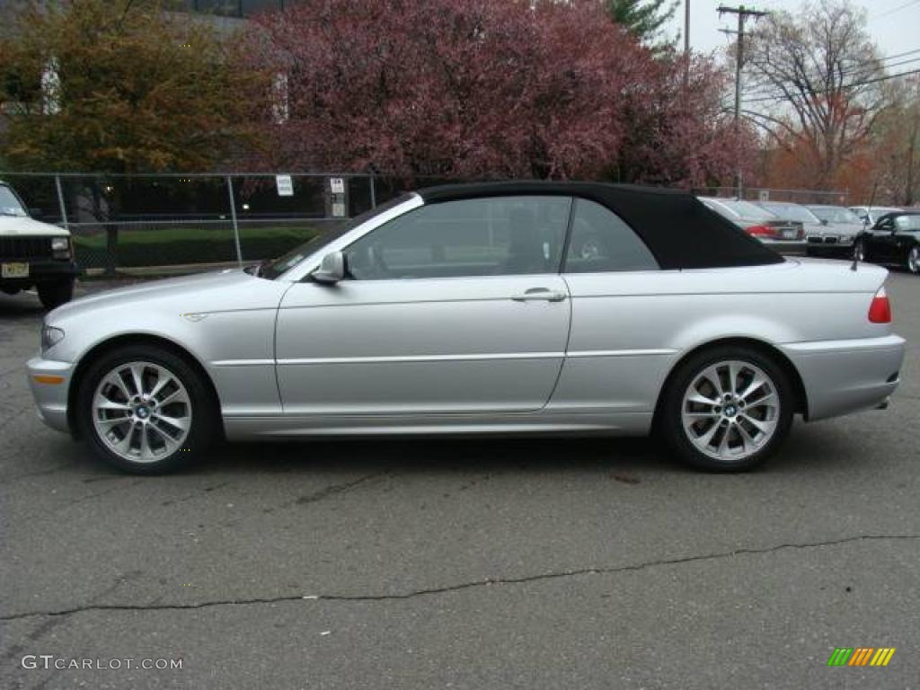 2006 3 Series 330i Convertible - Titanium Silver Metallic / Black photo #9