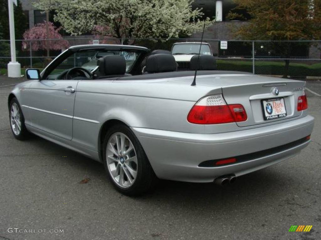 2006 3 Series 330i Convertible - Titanium Silver Metallic / Black photo #10