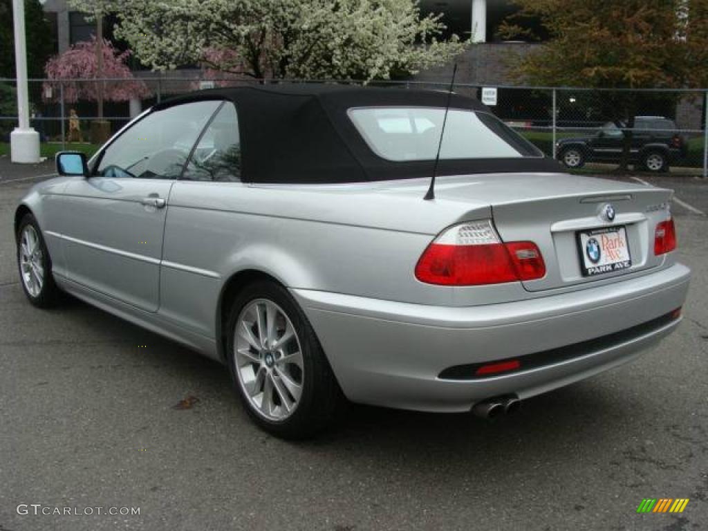 2006 3 Series 330i Convertible - Titanium Silver Metallic / Black photo #11