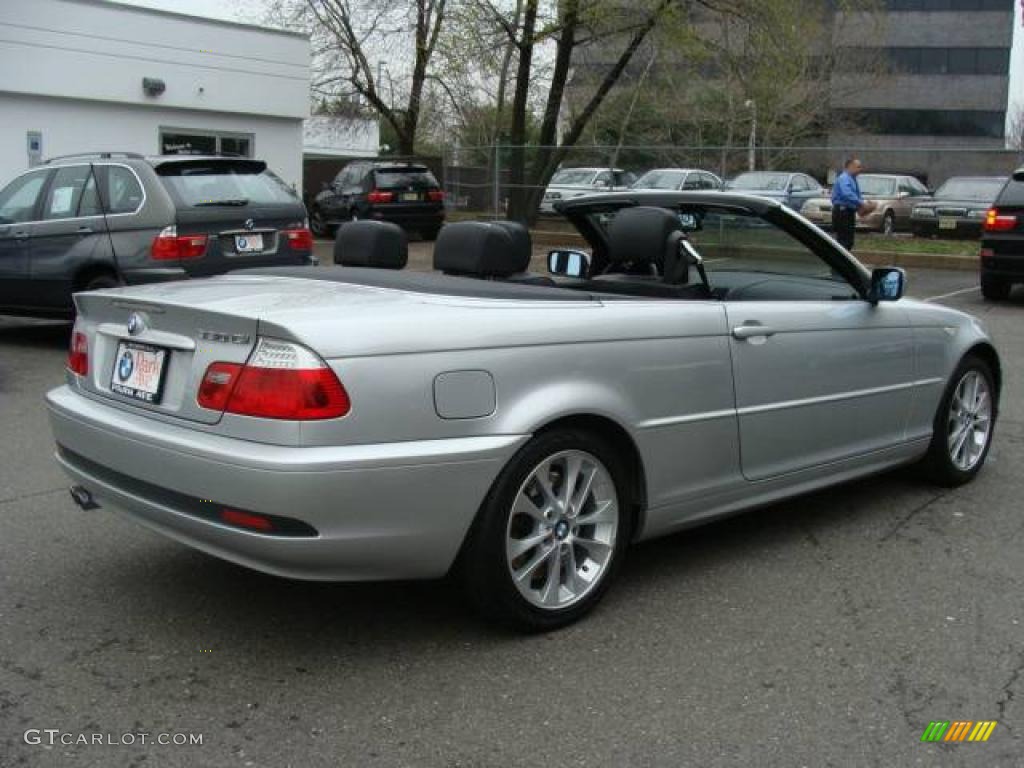 2006 3 Series 330i Convertible - Titanium Silver Metallic / Black photo #14