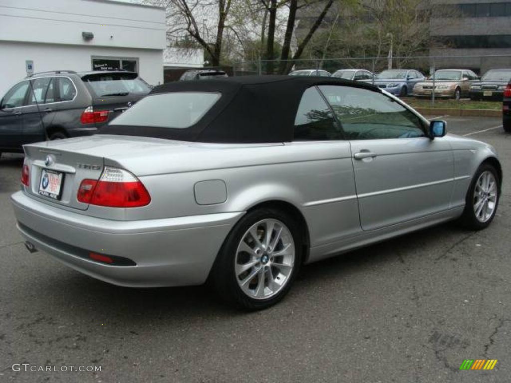 2006 3 Series 330i Convertible - Titanium Silver Metallic / Black photo #15
