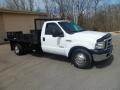 2006 Oxford White Ford F350 Super Duty XL Regular Cab Stake Truck  photo #8