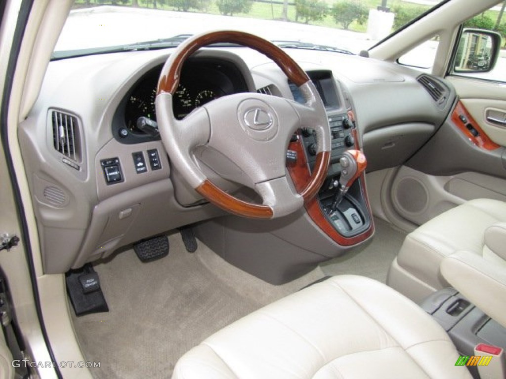 2003 RX 300 - Burnished Gold Metallic / Ivory photo #12
