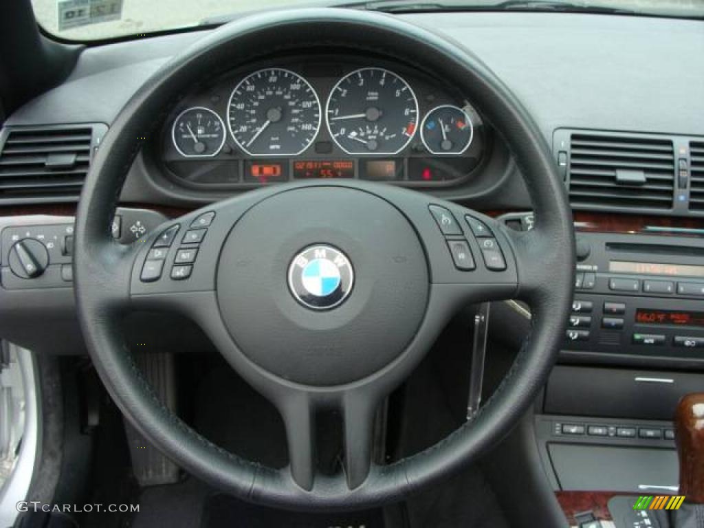 2006 3 Series 330i Convertible - Titanium Silver Metallic / Black photo #21