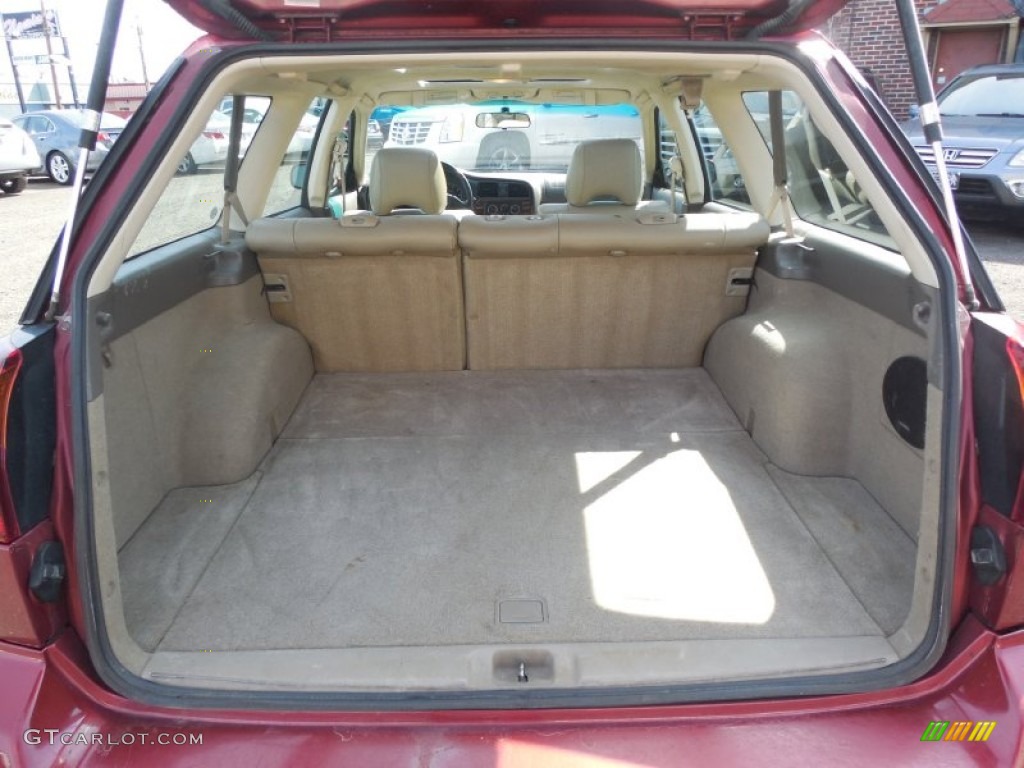 2003 Legacy 2.5 GT Wagon - Regatta Red Pearl / Beige photo #28