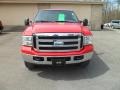 2006 Red Clearcoat Ford F350 Super Duty XLT Crew Cab 4x4  photo #3