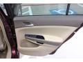 Ivory 2009 Honda Accord LX-P Sedan Door Panel