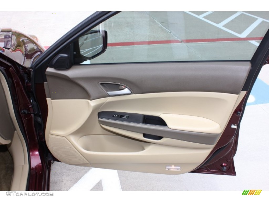 2009 Honda Accord LX-P Sedan Ivory Door Panel Photo #79323684