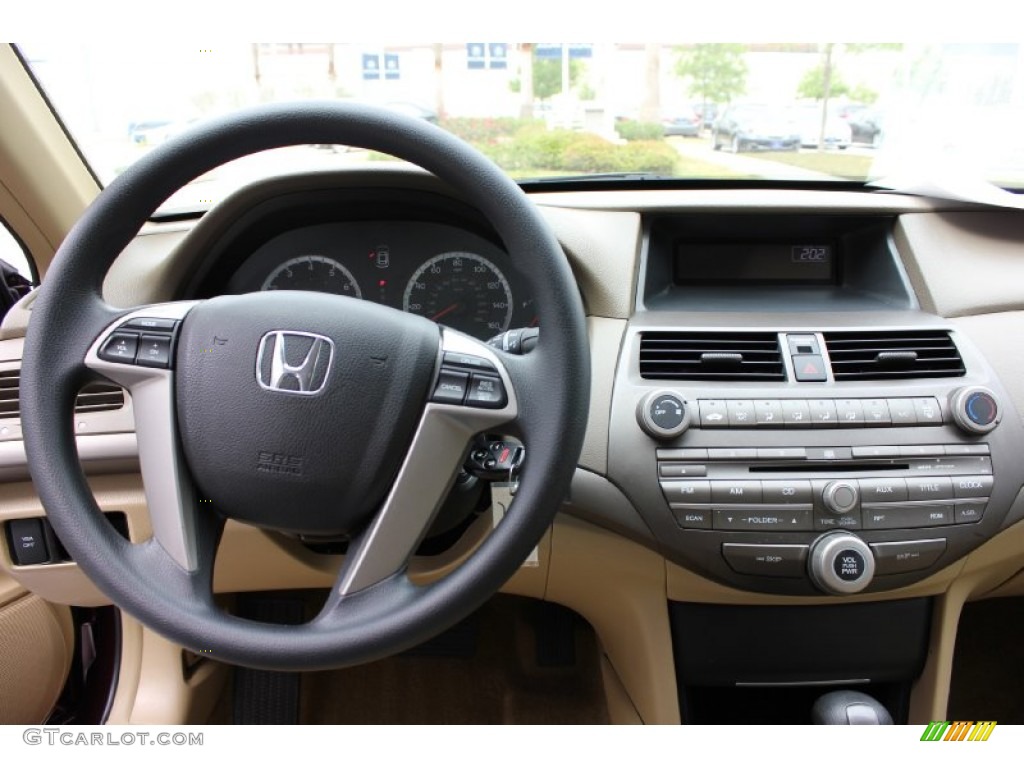 2009 Honda Accord LX-P Sedan Ivory Dashboard Photo #79323778