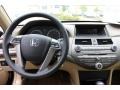 Ivory 2009 Honda Accord LX-P Sedan Dashboard