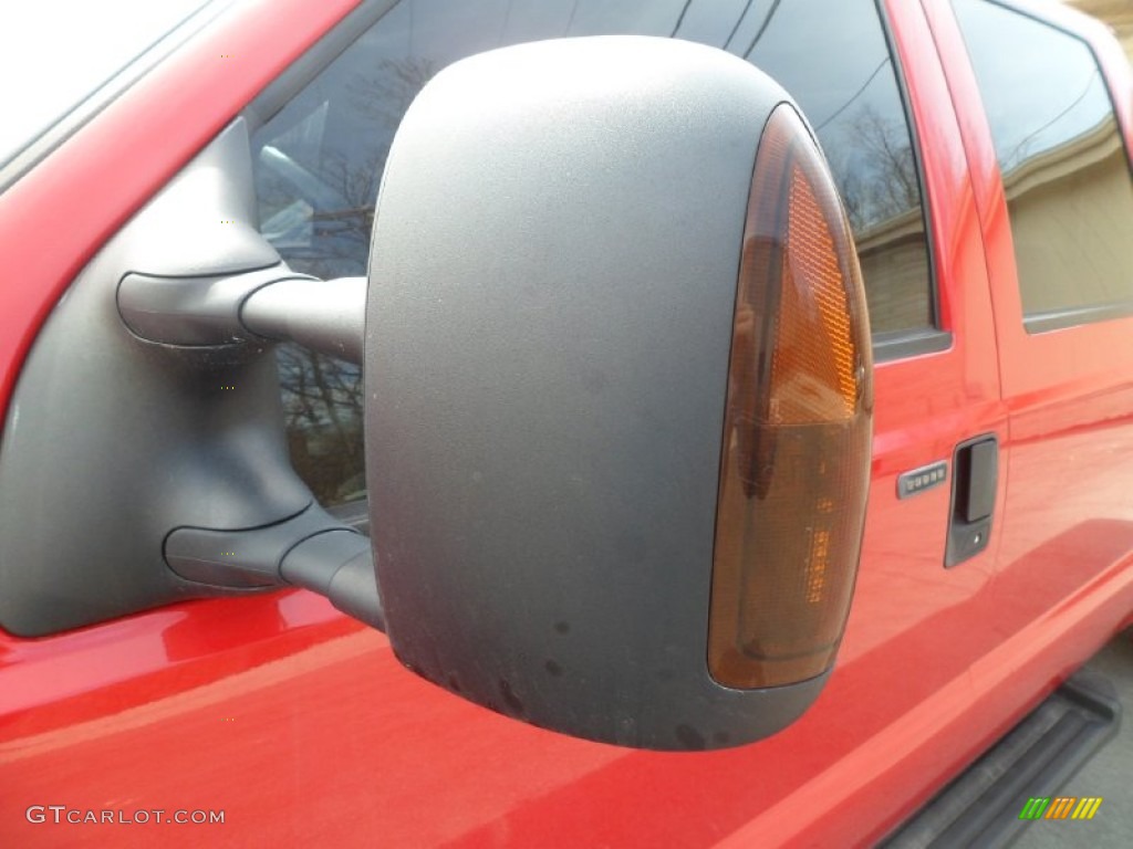 2006 F350 Super Duty XLT Crew Cab 4x4 - Red Clearcoat / Dark Flint photo #11