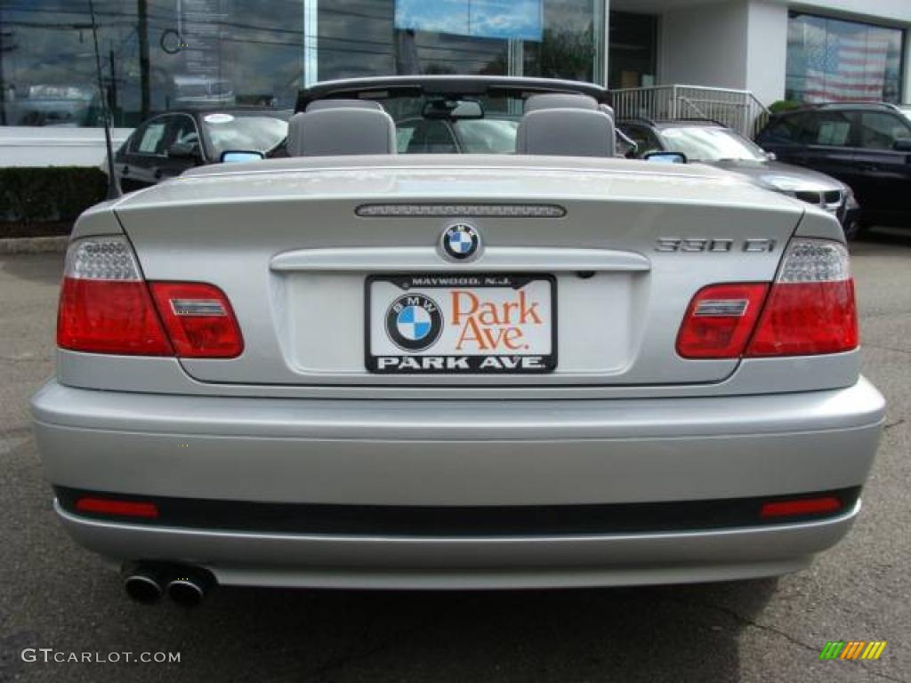 2006 3 Series 330i Convertible - Titanium Silver Metallic / Grey photo #12