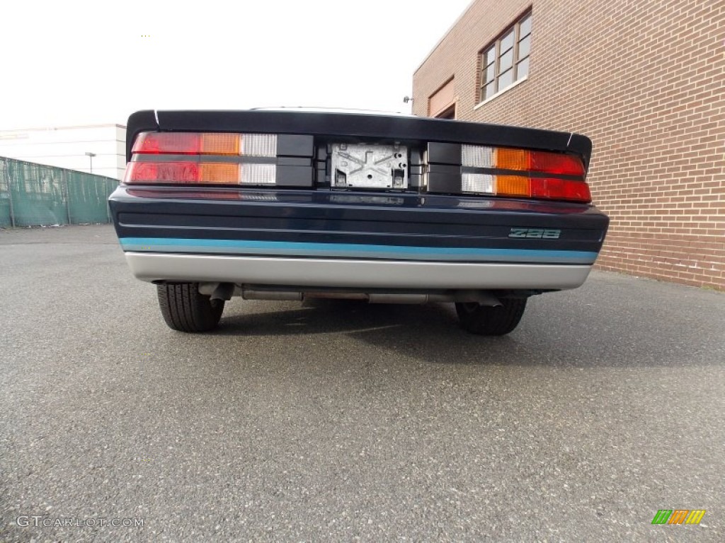 1982 Camaro Z28 Coupe - Dark Blue / Silver/Gray photo #6