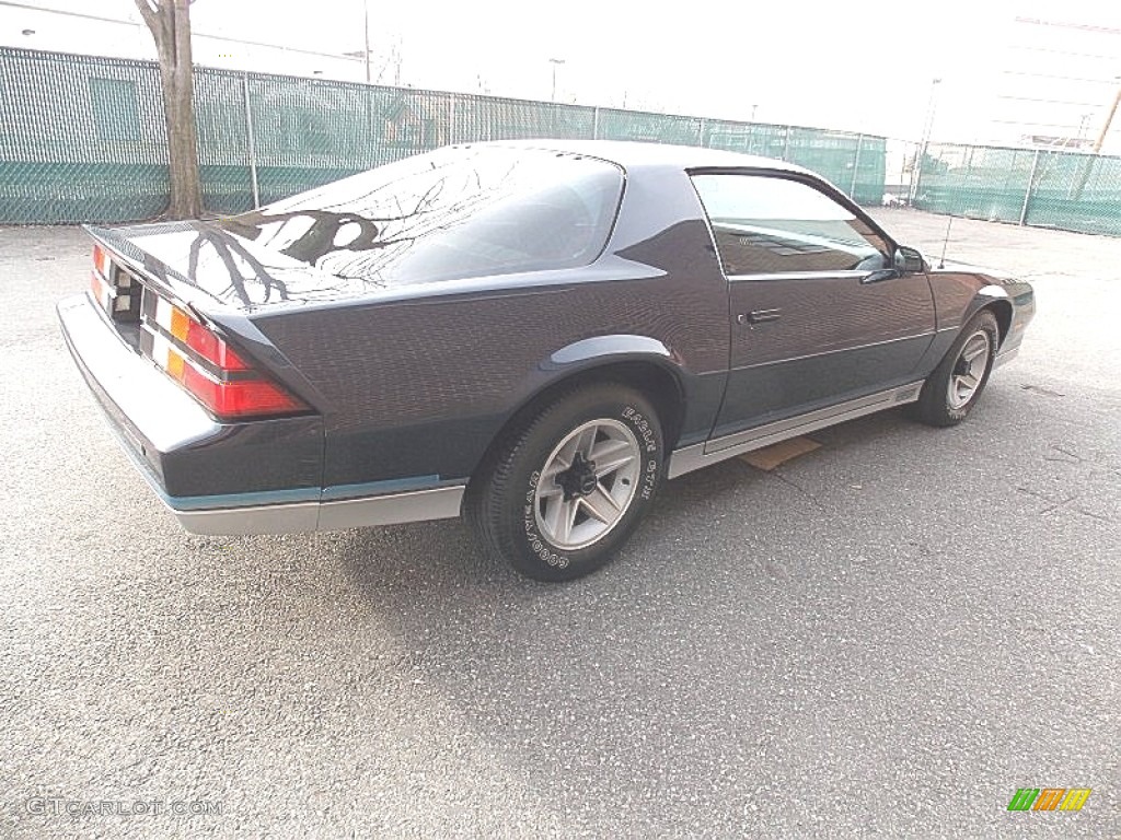 1982 Camaro Z28 Coupe - Dark Blue / Silver/Gray photo #7