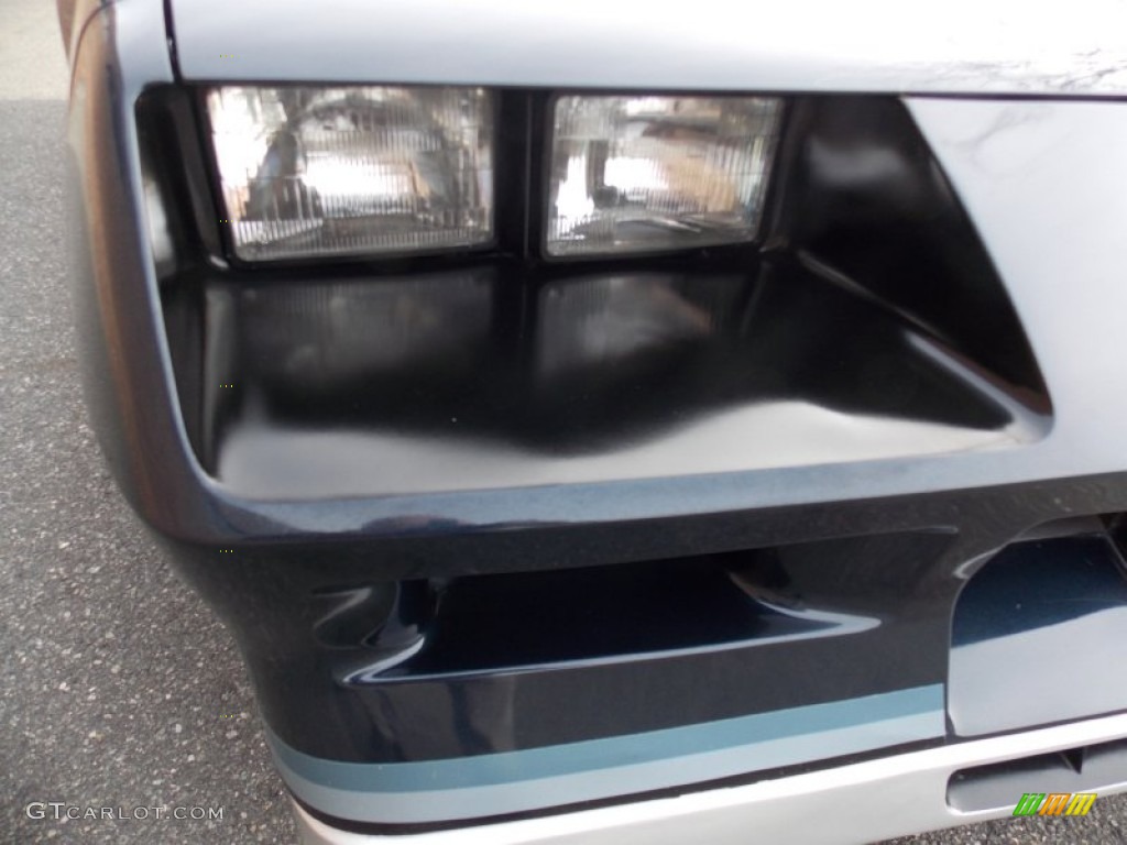 1982 Camaro Z28 Coupe - Dark Blue / Silver/Gray photo #13