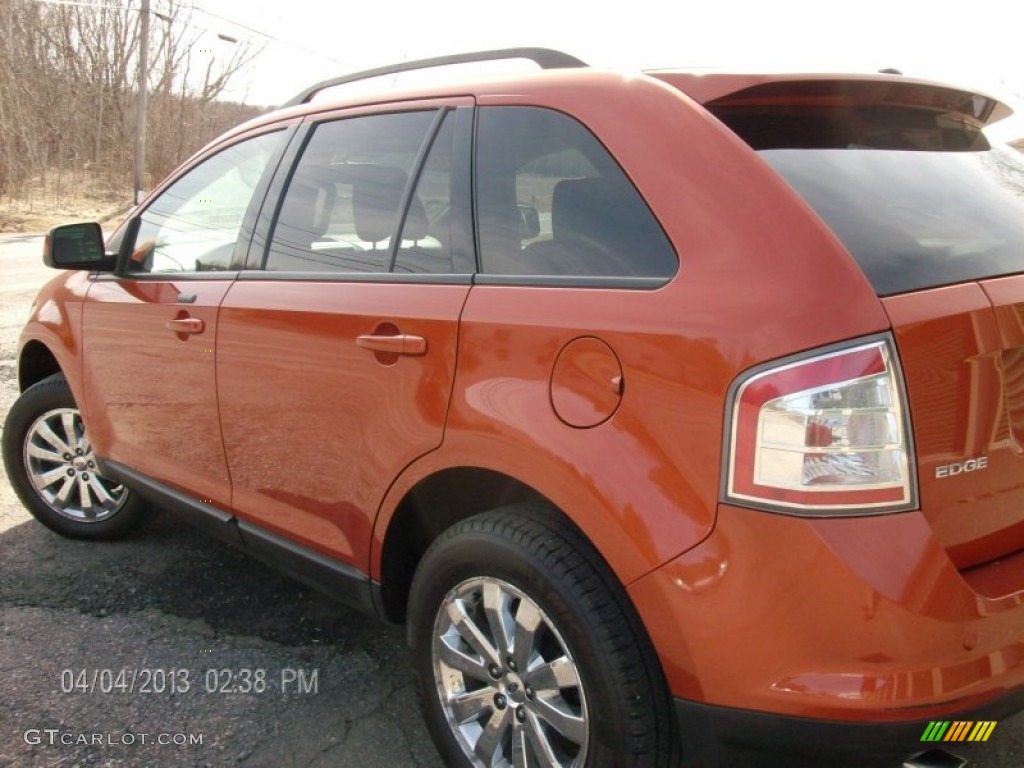 2008 Edge SEL AWD - Blazing Copper Metallic / Charcoal photo #5