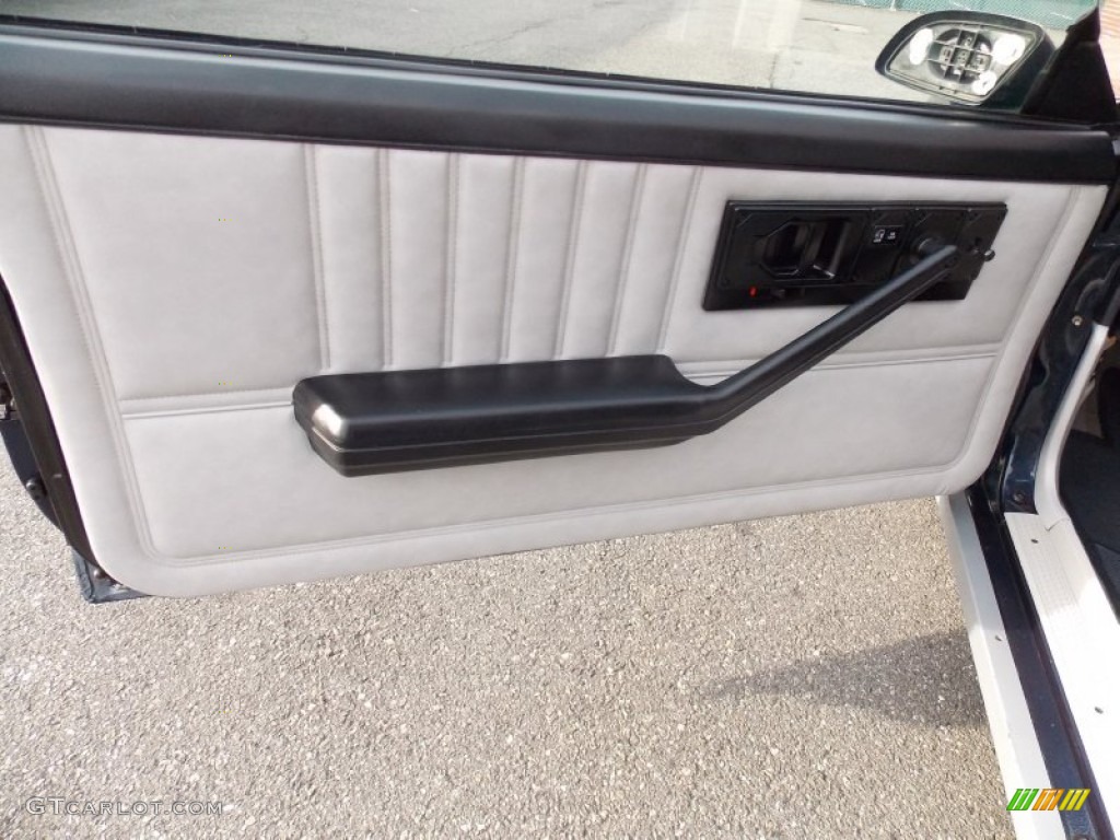 1982 Chevrolet Camaro Z28 Coupe Silver/Gray Door Panel Photo #79325710