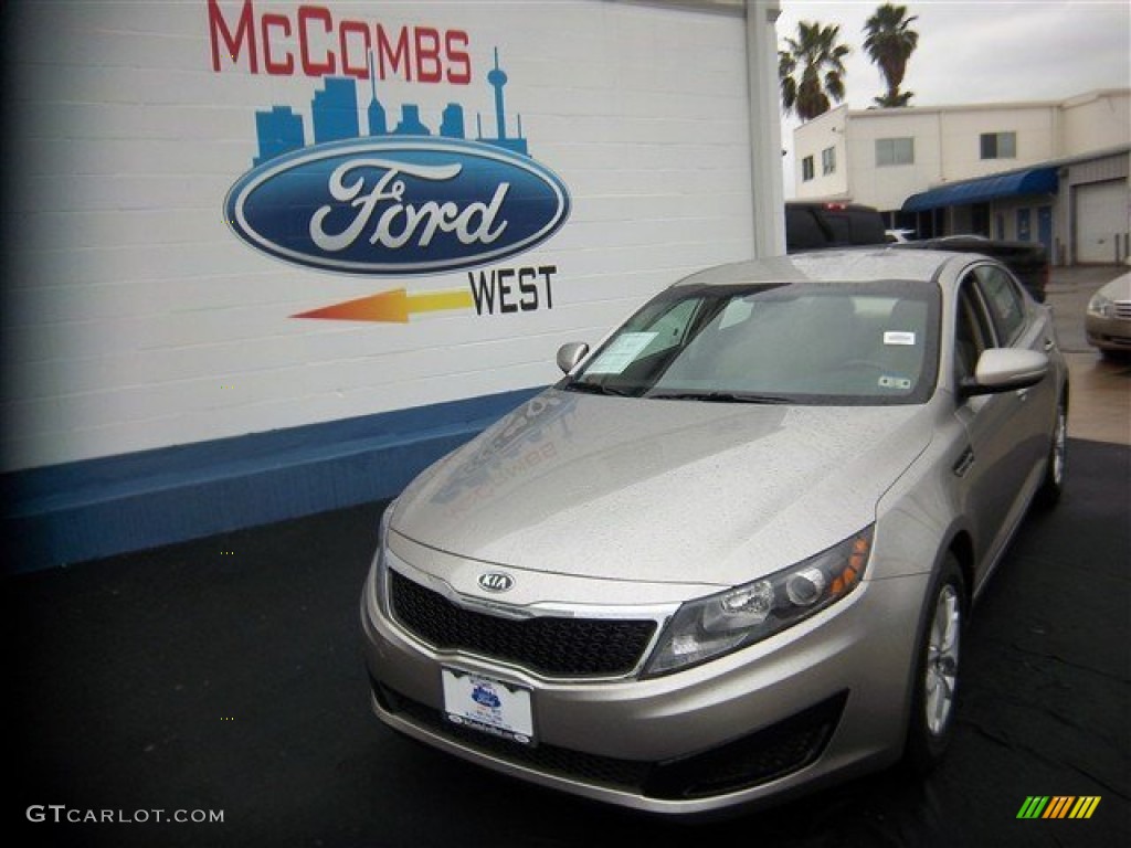 2011 Optima LX - Satin Metal / Beige photo #1