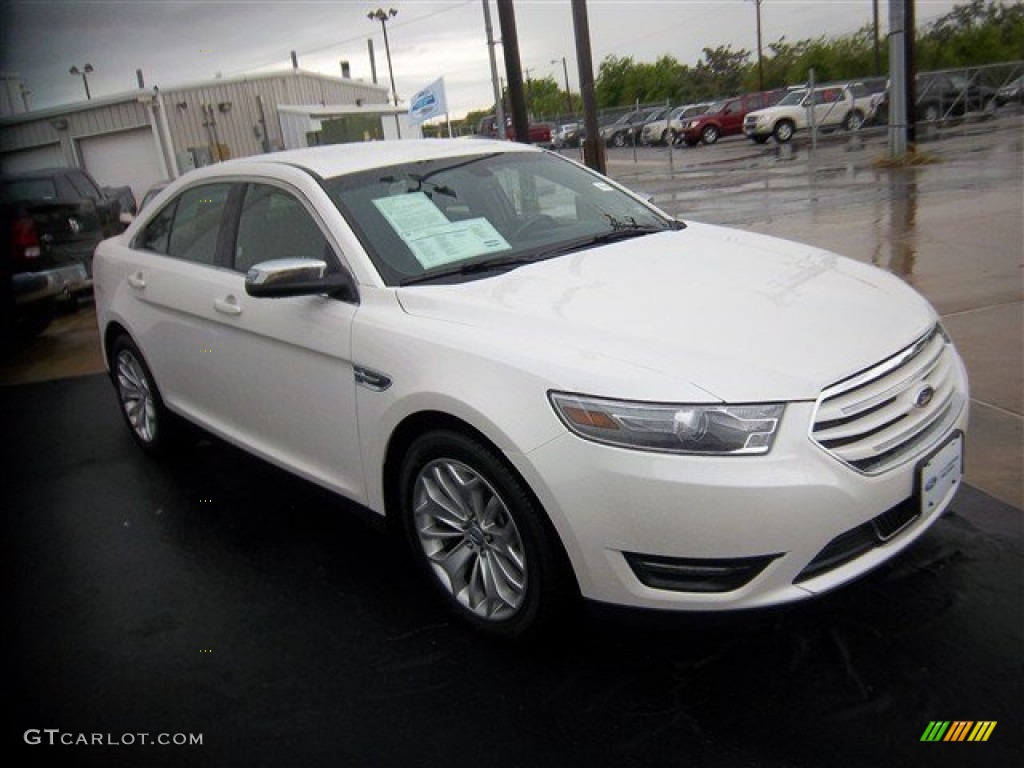 2013 Taurus Limited - White Platinum Tri-Coat / Charcoal Black photo #3