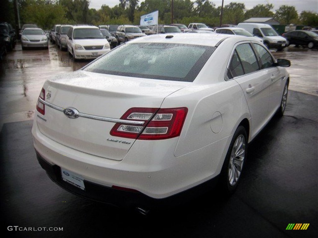 2013 Taurus Limited - White Platinum Tri-Coat / Charcoal Black photo #6