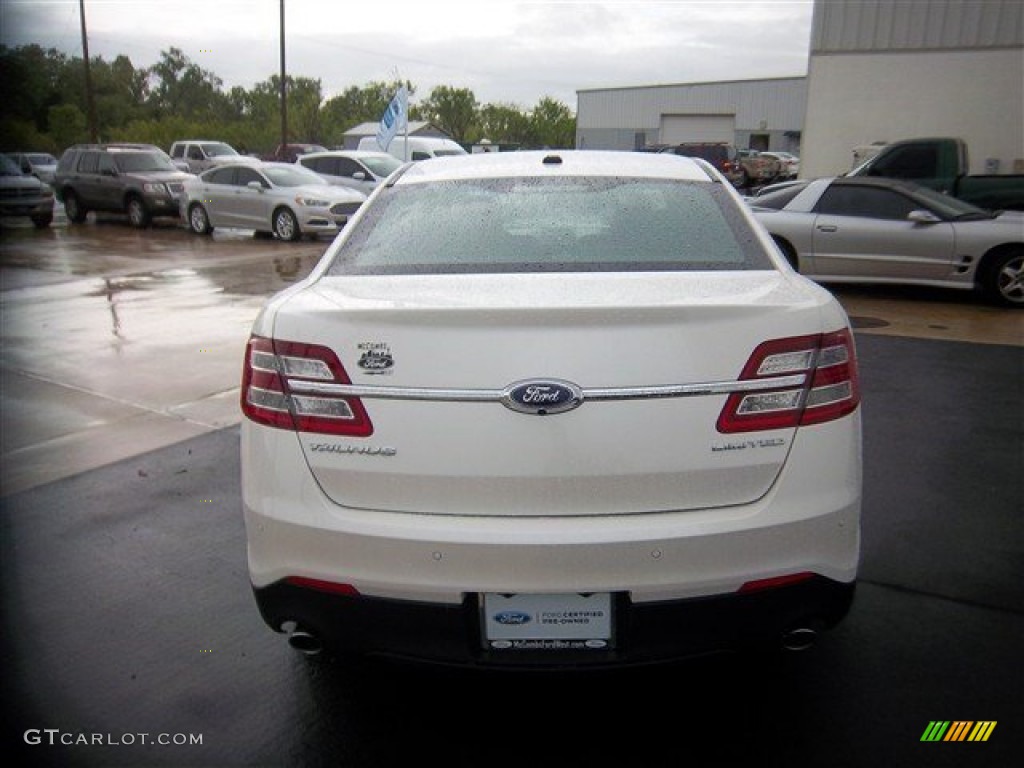 2013 Taurus Limited - White Platinum Tri-Coat / Charcoal Black photo #7