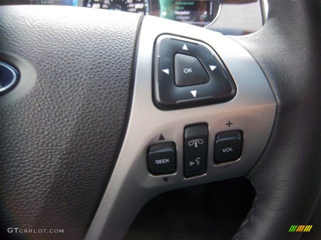 2013 Taurus Limited - White Platinum Tri-Coat / Charcoal Black photo #22